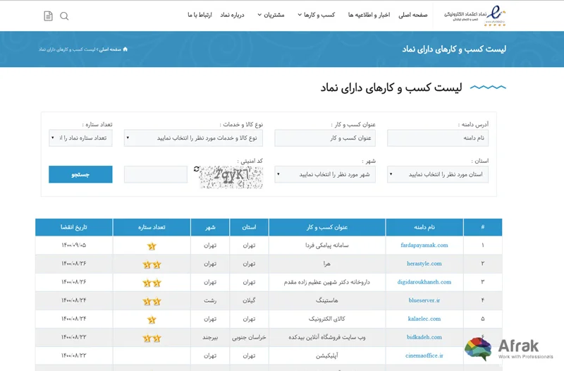 نحوه اعتماد الکترونیکی