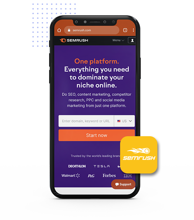 خرید اکانت semrush / ساخت اکانت semrush / ابزار سئو