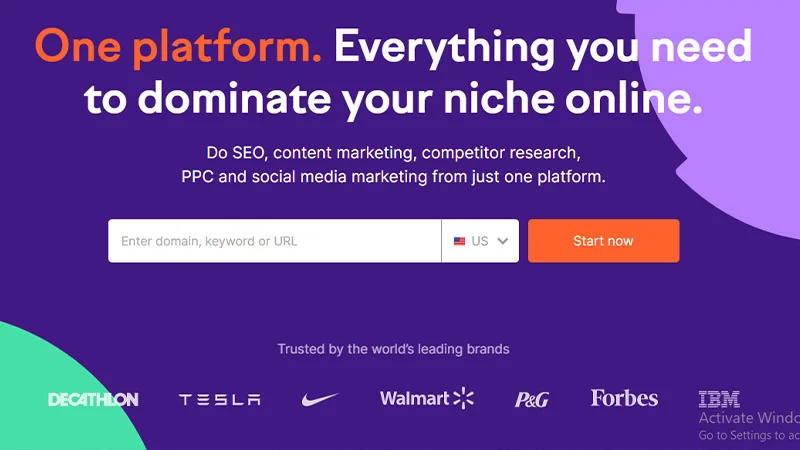 SEMrush ابزار پولی سئو