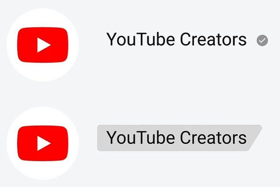 تیک تایید یوتیوب