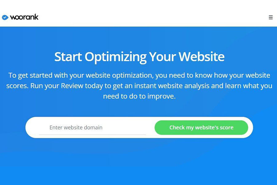 woorank ابزار سئو داخلی سایت