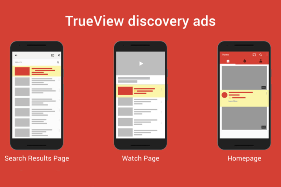 تبلیغ Video discovery ads