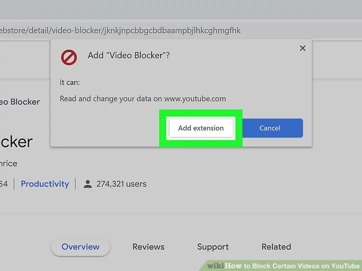 حذف تبلیغات یوتیوب