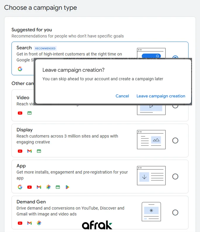 ساخت اکانت گوگل ادوردز