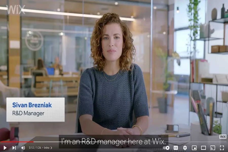 کمپین های ویدیویی گوگل شرکت Wix