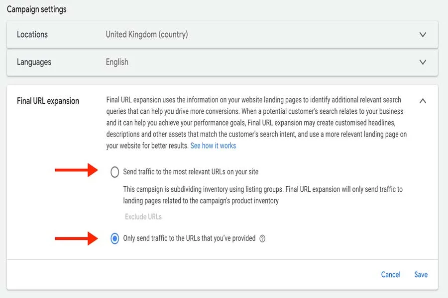 گسترش لینک Final URL Expansion