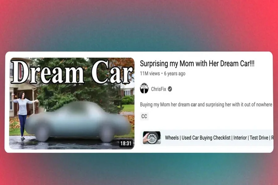 تامنیل غافلگیرکننده یوتیوب چیست