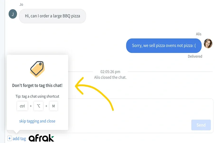 برچسب گذاری چت ها یکی از امکانات تلگرام بیزینس