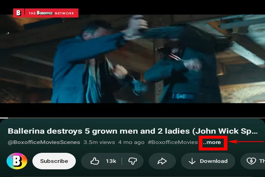 دیسکریپشن یوتیوب کجاست