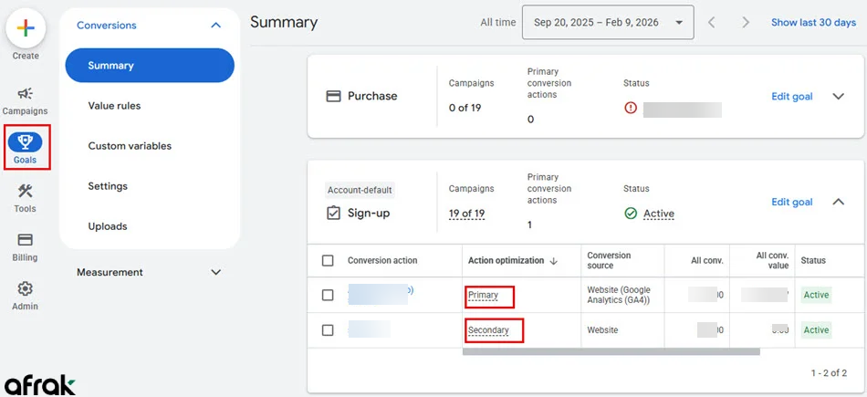 کانورژن Primary